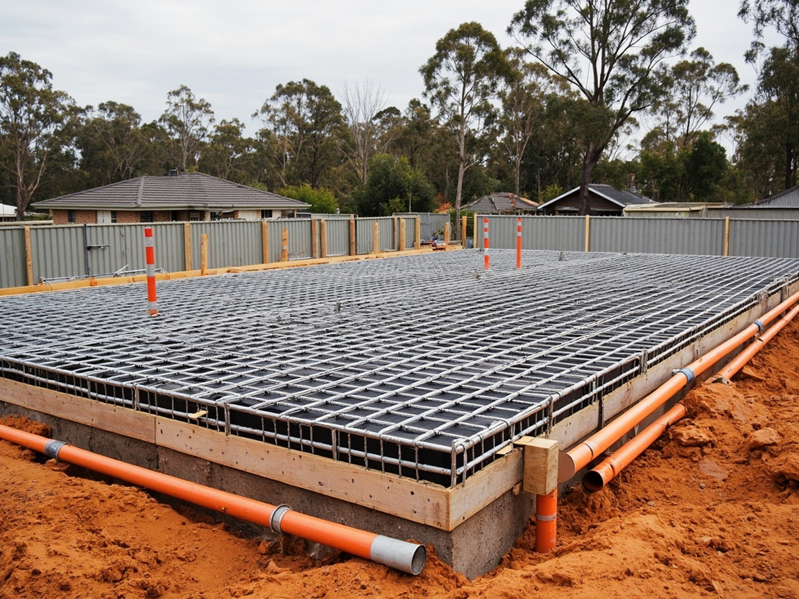 Pre-pour Inspection (Brick Veneer / Timber Frame) on site
