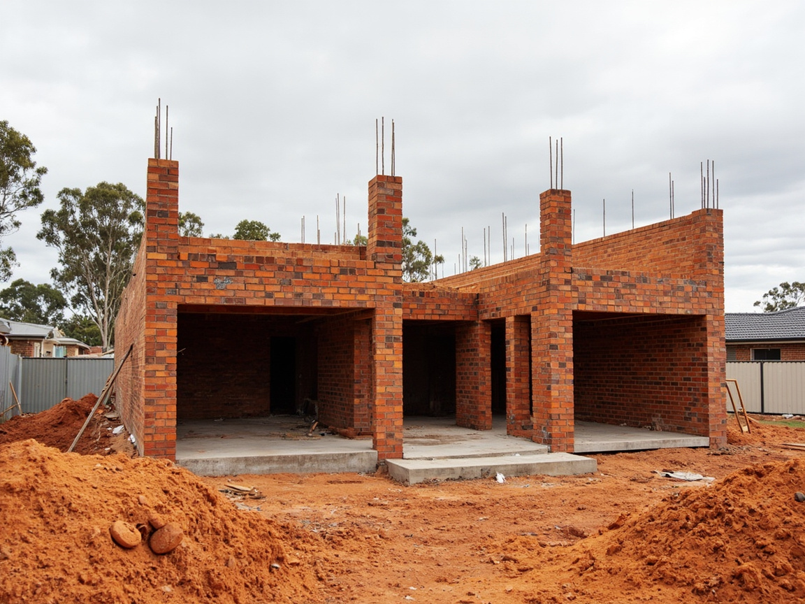 Frame at plate height — illustration 2 of this construction stage