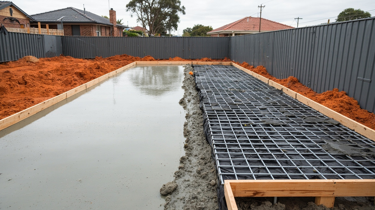 Illustration of a pour witness inspection (double brick)