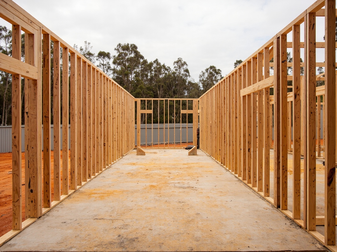 Frame at plate height — illustration 2 of this construction stage