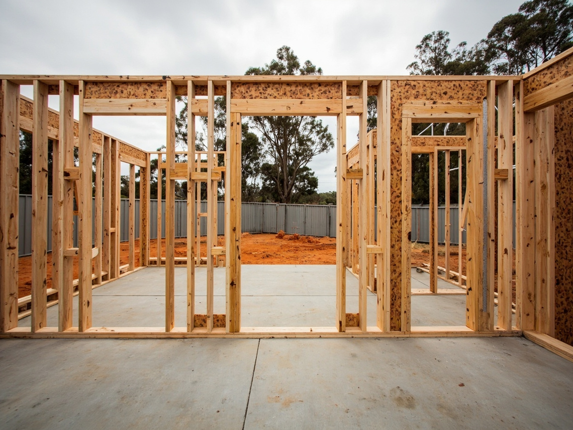 Frame at plate height — illustration 3 of this construction stage