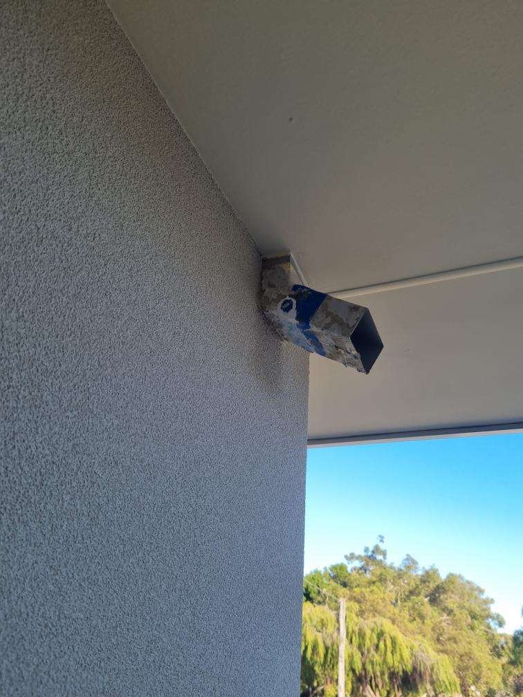 Drainage defect example