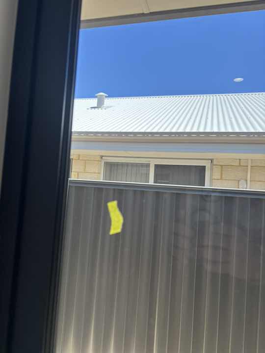 Marks on Exterior Window Frames — real finishes defect photographed in a SURE Building Inspections report
