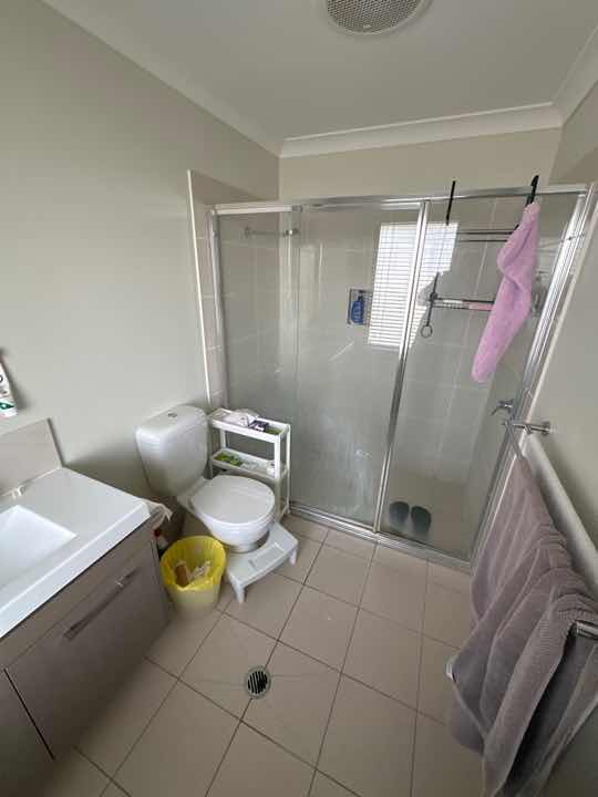 Aging Shower Waterproofing — real moisture defect photographed in a SURE Building Inspections report