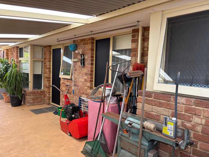 External Brickwork Stains — real finishes defect photographed in a SURE Building Inspections report