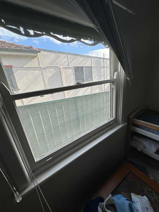 Fungal Decay In Bedroom 1 Window Framework — real moisture defect photographed in a SURE Building Inspections report