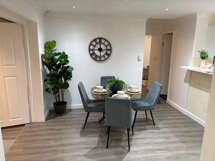 Unevenness in Floor — real structural defect photographed in a SURE Building Inspections report