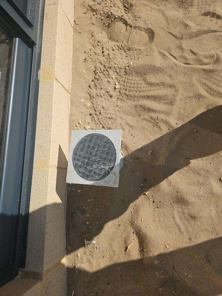 Incomplete Landscaping — real compliance defect photographed in a SURE Building Inspections report