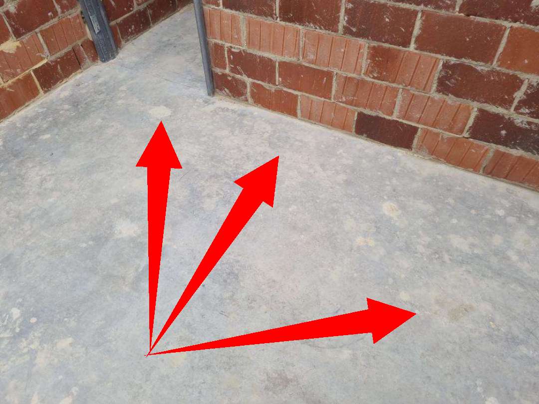 Minor Surface Slab Cracks — real structural defect photographed in a SURE Building Inspections report