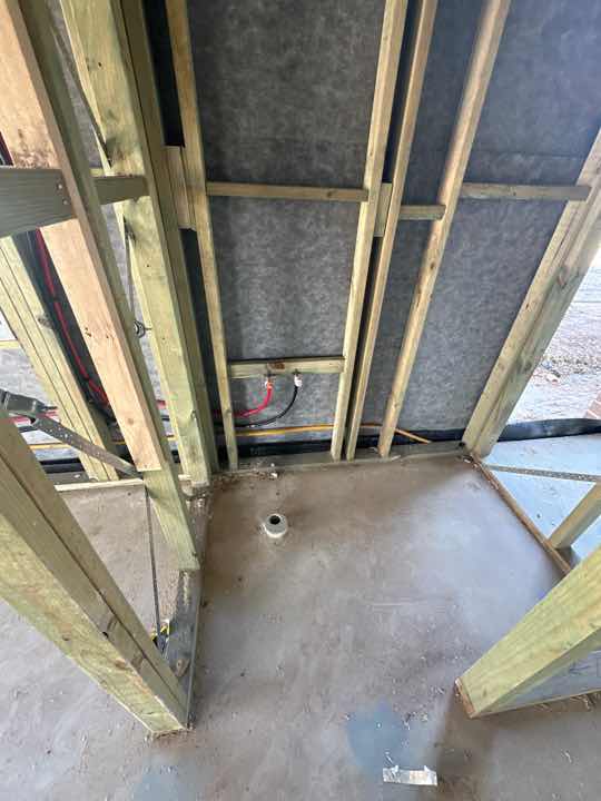 Electrical Services Incomplete — real electrical defect photographed in a SURE Building Inspections report