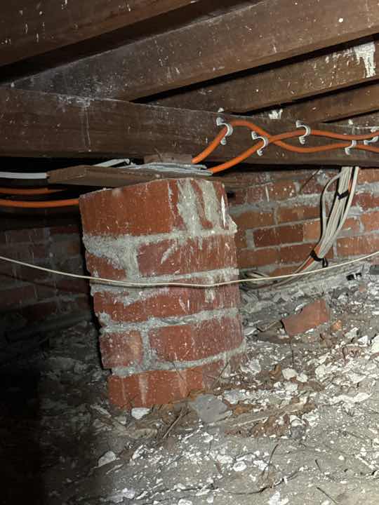 Missing Ant Caps in Sub-Floor — real termite defect photographed in a SURE Building Inspections report