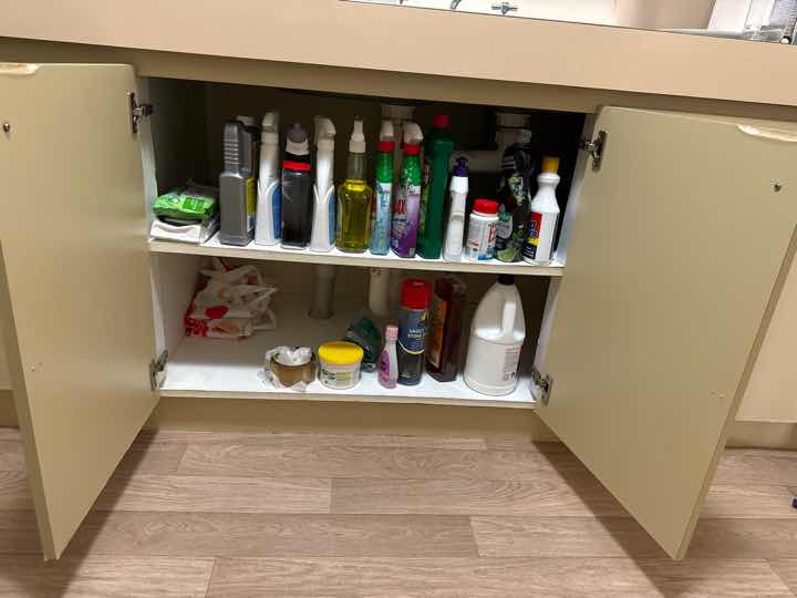 General Deterioration of Vanities and Cabinetry — real finishes defect photographed in a SURE Building Inspections report