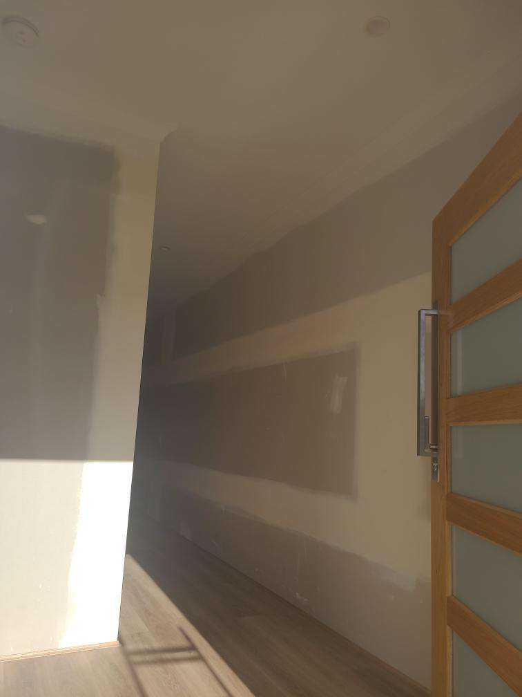 Poor Finish to Ceiling Shadow Line — real finishes defect photographed in a SURE Building Inspections report