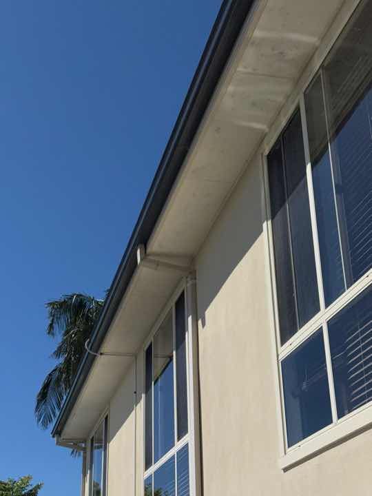 Mould on Eave Lining — real moisture defect photographed in a SURE Building Inspections report